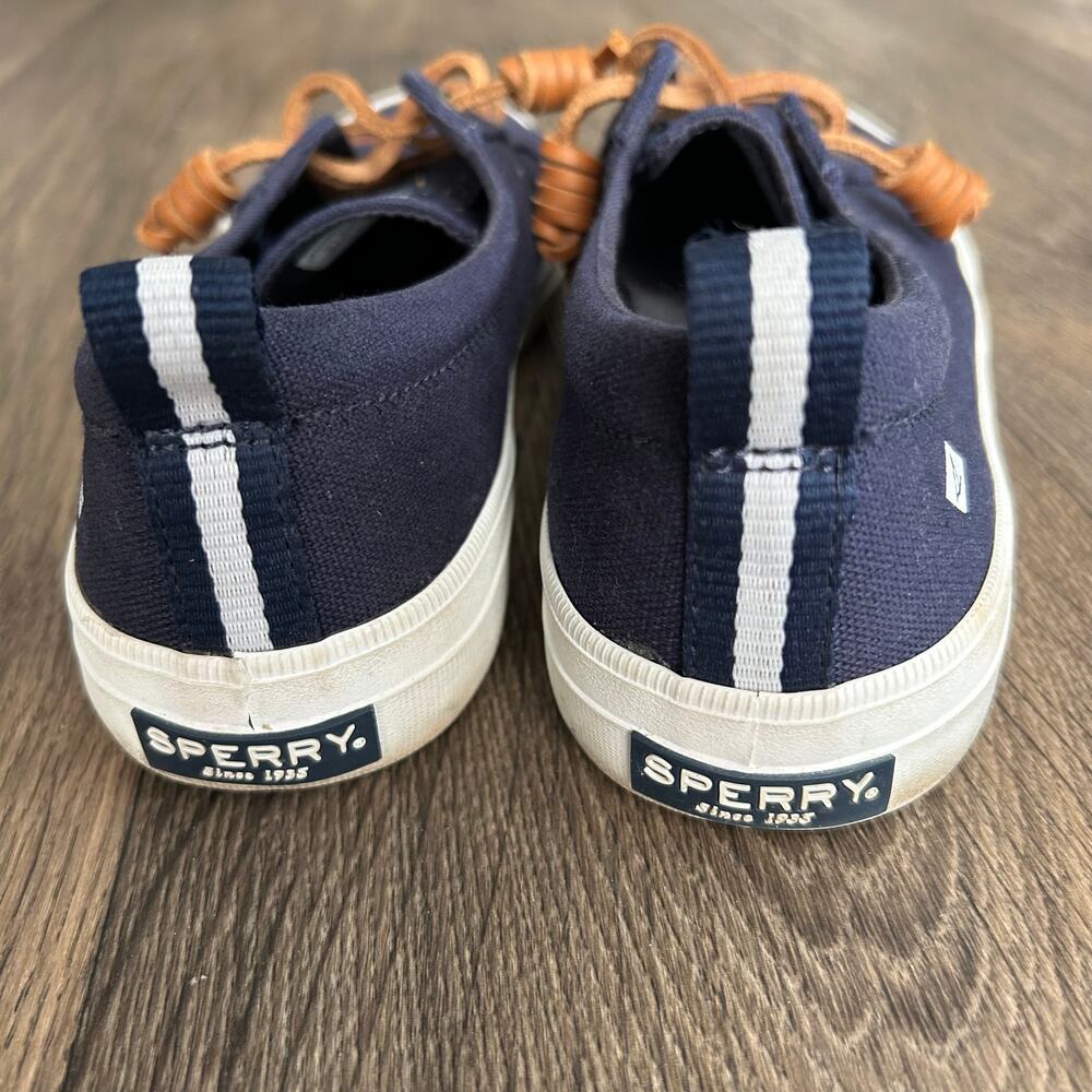 Sperry Topsider Navy Sneakers Size 7.5 - Picture 4 of 6